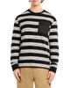 Moncler Moncler Chest Pocket Stripe Crewneck Shirt - 1