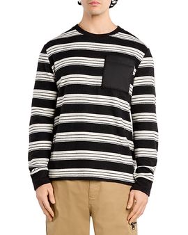 Moncler Moncler Chest Pocket Stripe Crewneck Shirt