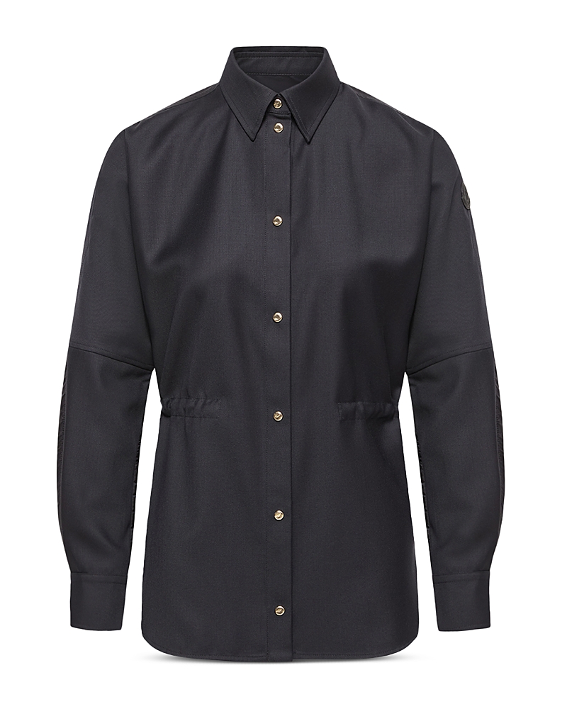 Moncler Moncler Cinched Waist Long Sleeve Shirt