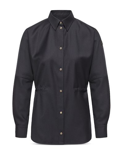 Moncler Moncler Cinched Waist Long Sleeve Shirt