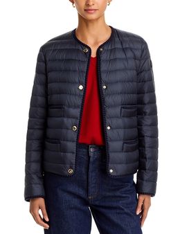 Moncler Moncler Circaete Braided Trim Short Down Jacket