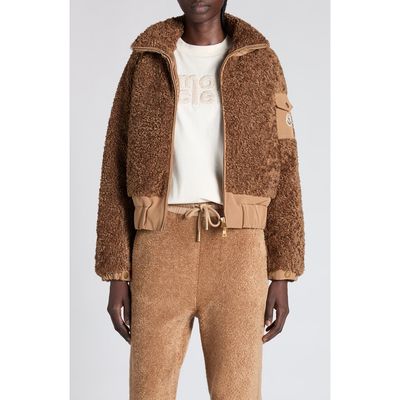 Moncler Moncler Coligny Mixed Media Down Jacket