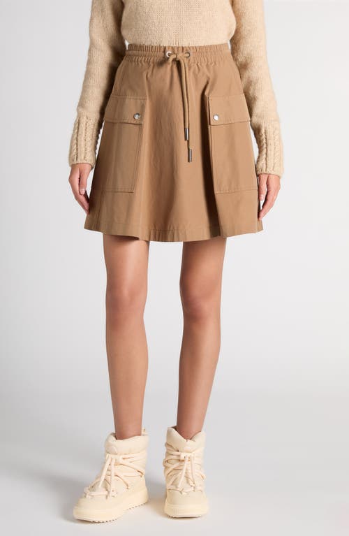 Moncler Moncler Cotton Blend A-Line Mini Skirt