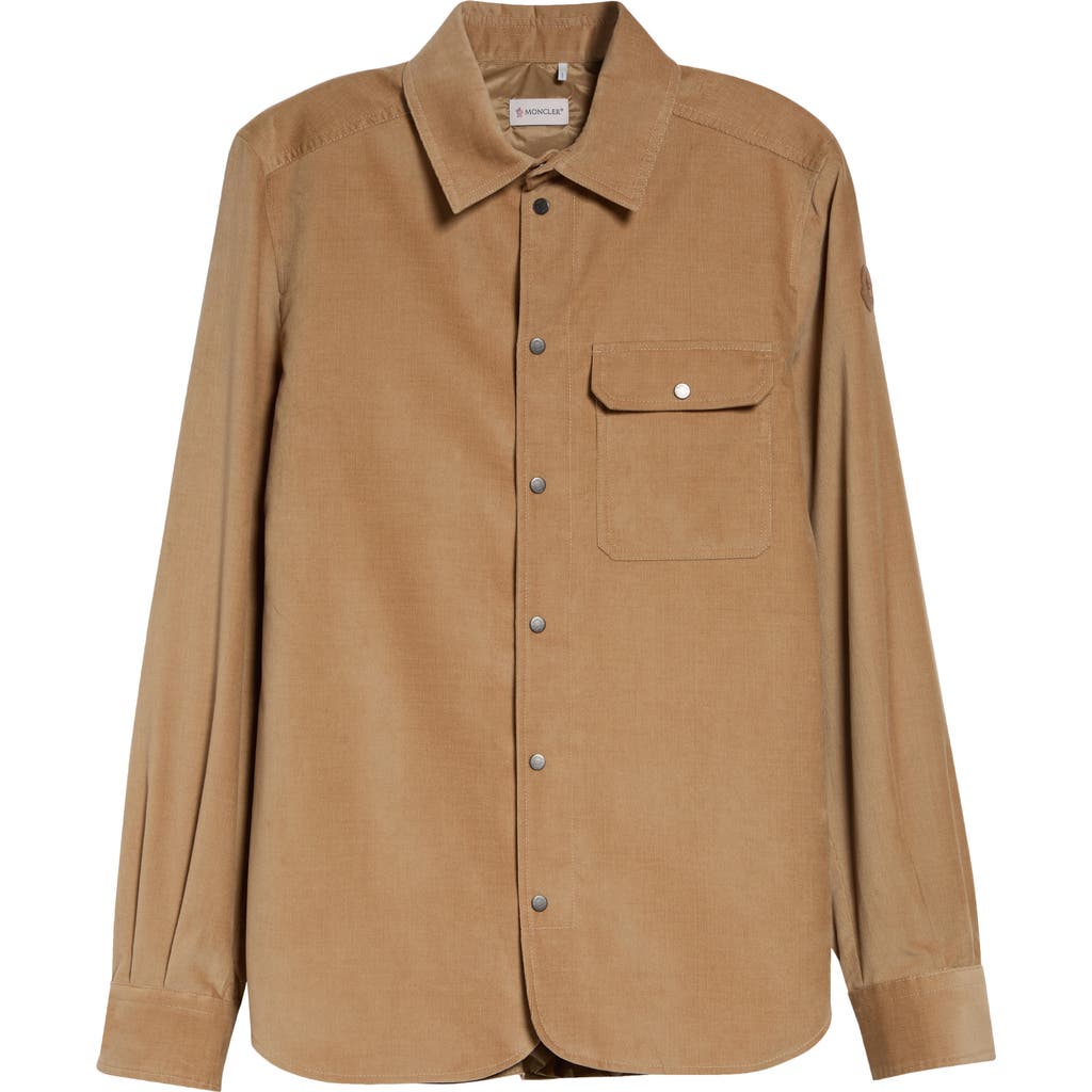 Moncler Moncler Cotton Corduroy Snap-Up Shirt