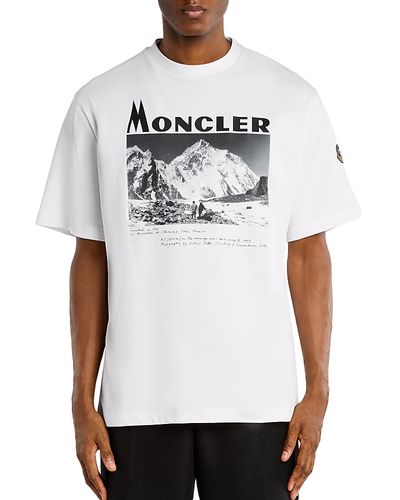Moncler Moncler Cotton Photo Print Crewneck T-Shirt