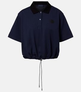 Moncler Moncler Cotton piqué polo shirt