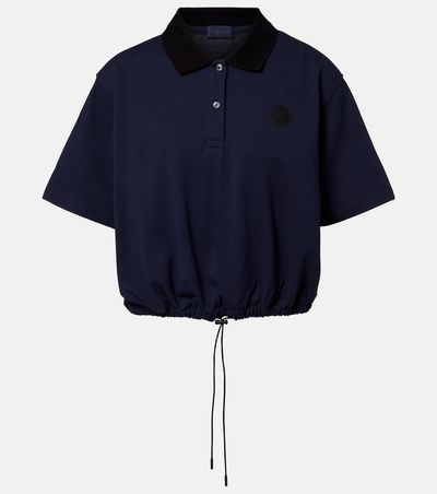 Moncler Moncler Cotton piqué polo shirt