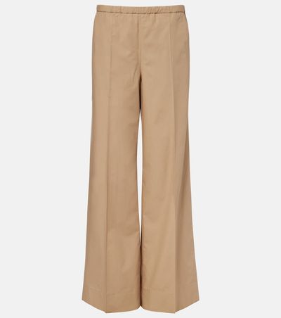 Moncler Moncler Cotton wide-leg pants