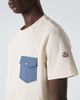 Moncler Moncler Denim-trimmed cotton jersey T-shirt - 5