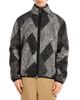 Moncler Moncler Diamond Pattern Wool Blend Zip Up Cardigan - 1