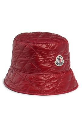 Moncler Moncler Diamond Quilted Nylon Bucket Hat