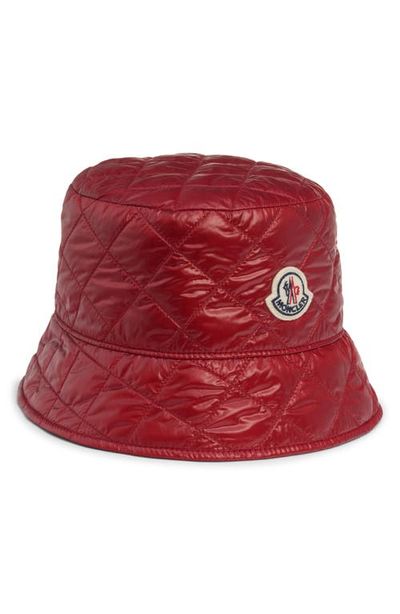 Moncler Moncler Diamond Quilted Nylon Bucket Hat