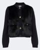 Moncler Moncler Down-paneled alpaca and wool-blend cardigan - 1