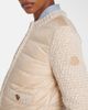 Moncler Moncler Down-paneled bouclé-trimmed zip-up cardigan - 4