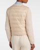 Moncler Moncler Down-paneled bouclé-trimmed zip-up cardigan - 7