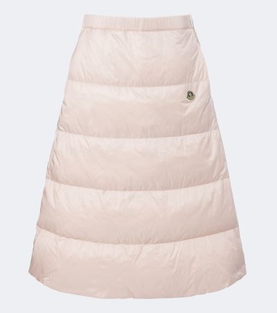 Moncler Moncler Down-paneled midi skirt