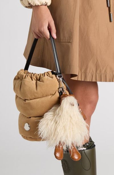 Moncler Moncler Duck Faux Fur Bag Charm