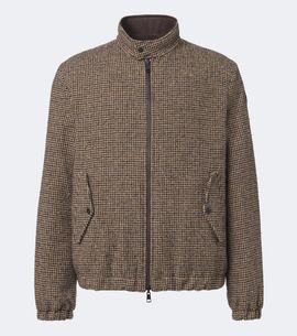 Moncler Moncler Ebrodel reversible wool-blend down jacket
