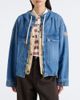Moncler Moncler Ecrevisse layered denim down jacket - 2