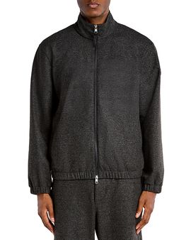 Moncler Moncler Elastic Hem Zip Cardigan Sweater