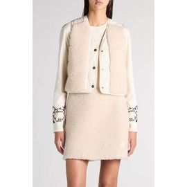 Moncler Moncler Embroidered Cuff Long Sleeve Top