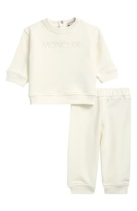 Moncler Moncler Embroidered Graphic Sweatshirt & Sweatpants Set