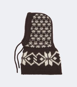 Moncler Moncler Fair Isle sequined wool-blend balaclava