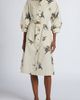 Moncler Moncler Floral Print Cotton Belted Shirtdress - 1