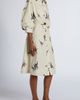 Moncler Moncler Floral Print Cotton Belted Shirtdress - 4