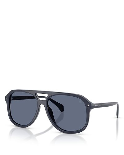 Moncler Moncler Fluxe Aviator Sunglasses, 60mm