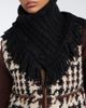 Moncler Moncler Fringed alpaca and wool-blend snood - 2