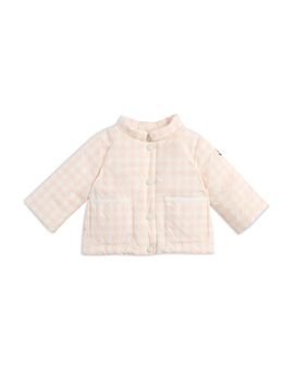 Moncler Moncler Girls' Mira Gingham Down Puffer Jacket