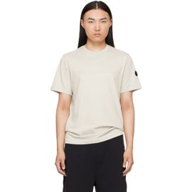 Moncler Moncler Gray Logo Cotton T-shirt