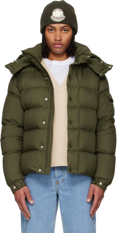 Moncler Moncler Green Maya 70 Hooded Short Down Jacket