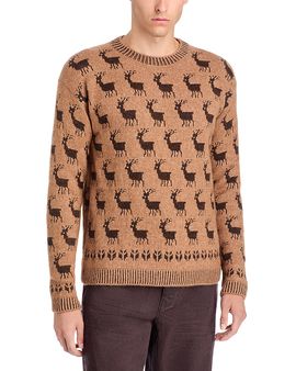 Moncler Moncler Grenoble Girocollo Intarsia Tricot Sweater