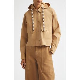 Moncler Moncler Hooded Cotton & Nylon Shirt Jacket