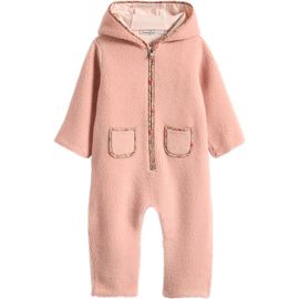 Moncler Moncler Hooded Faux Shearling Romper