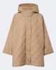 Moncler Moncler Hooded quilted cotton-blend cape - 1