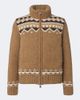 Moncler Moncler Jacquard wool-blend down jacket - 1