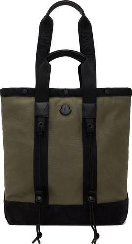 Moncler Moncler Khaki & Black Small Tech Tote