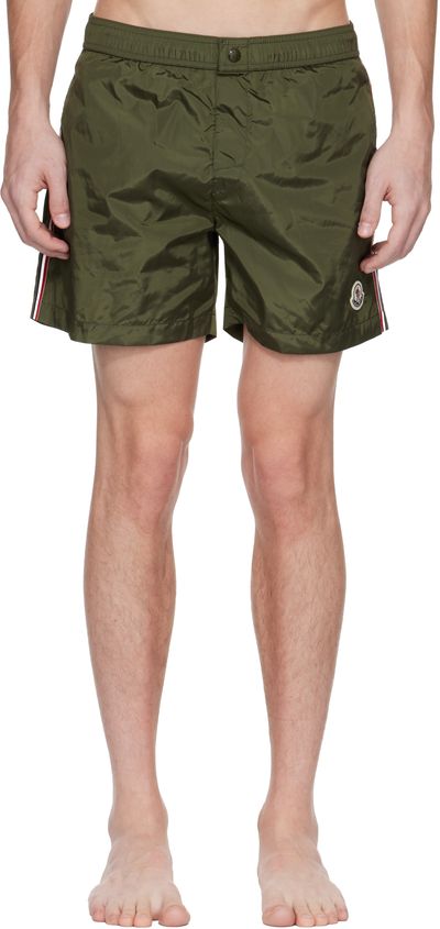 Moncler Moncler Khaki Archivio Urban Swim Shorts