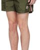 Moncler Moncler Khaki Archivio Urban Swim Shorts - 4