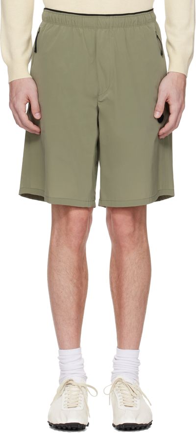 Moncler Moncler Khaki Matt B Swim Shorts