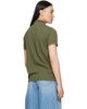 Moncler Moncler Khaki Tricolor-Trimmed Cotton Piquet Polo - 3