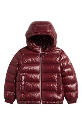 Moncler Moncler Kid's Aubert Hooded Down Puffer Jacket