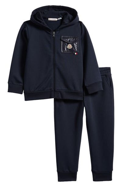 Moncler Moncler Kids' Contrast Pocket Hoodie & Joggers Set