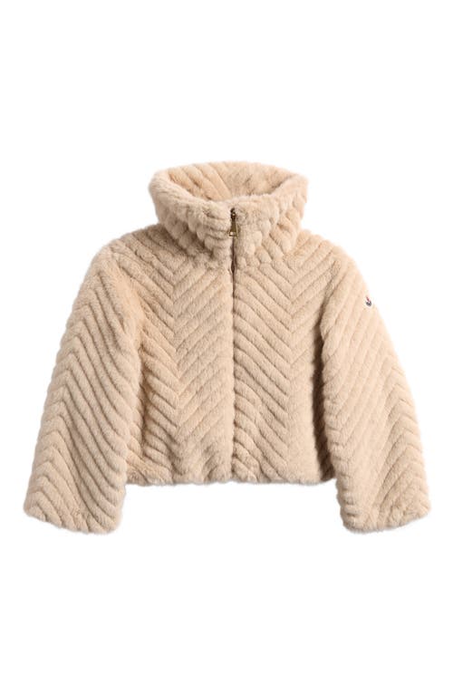 Moncler Moncler Kids' Eira Faux Fur Jacket