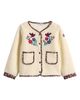 Moncler Moncler Kids' Embroidered Fleece Cardigan - 1