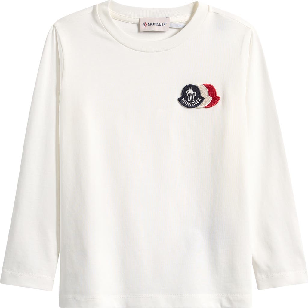 Moncler Moncler Kids' Logo Patch Long Sleeve T-Shirt
