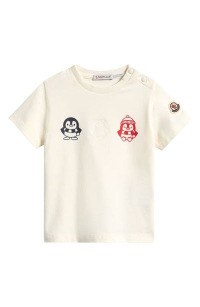 Moncler Moncler Kids' Logo Stretch Cotton Graphic T-Shirt